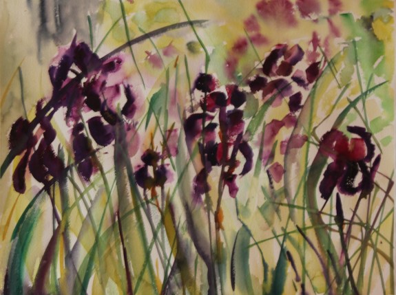 I will never get bored painting Iris's