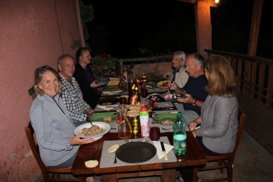 Eating Anne's outrageously good food