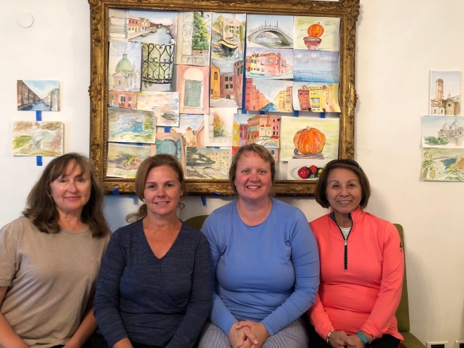 Last evening for Paint Provence with Tess in Venice