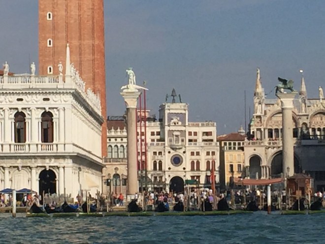 Saint Mark's Square from boat bus
