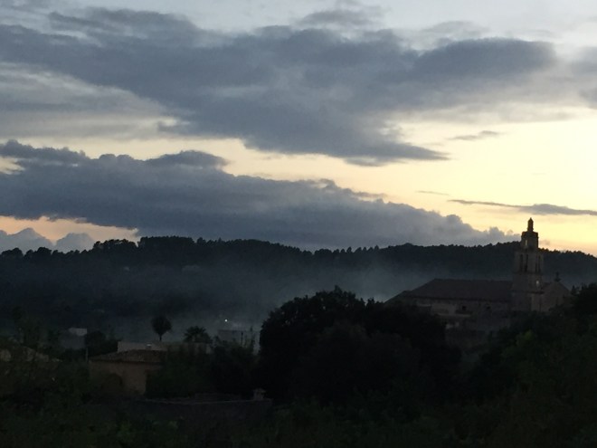 Caimari Church on our evening walk