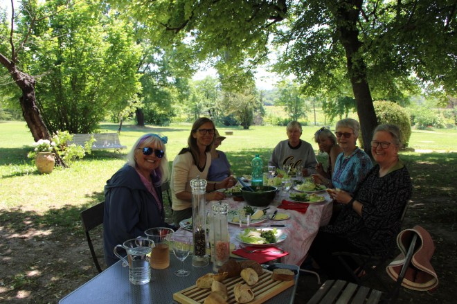 Lunch at our house in Provence
