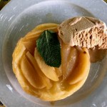 tarte tatin and salted caramel ice cream